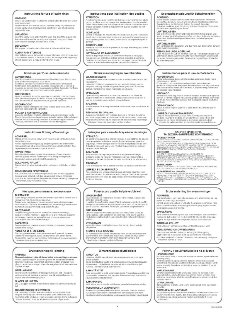 Page 1 de la notice Manuel utilisateur Bestway 36114