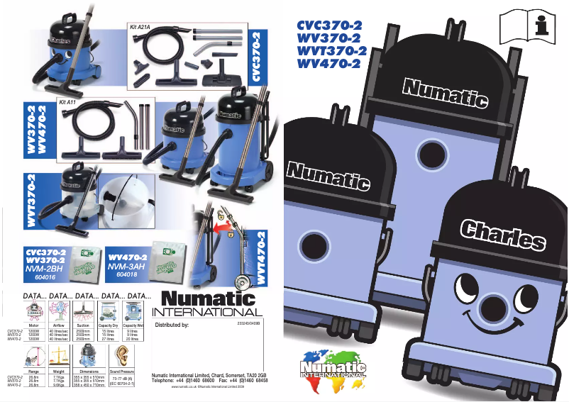 Image de la première page du manuel de l'appareil Charles CVC-370