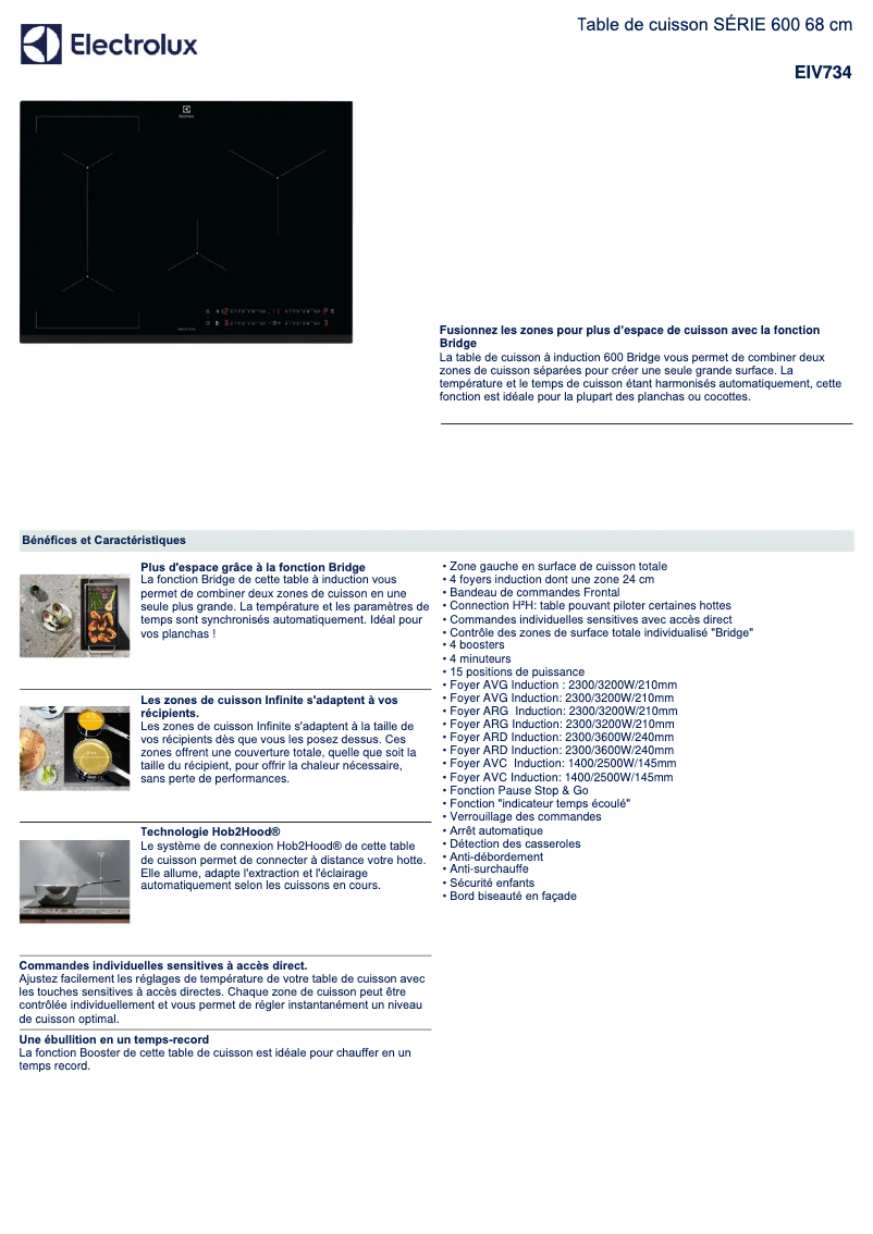 Image de la première page du manuel de l'appareil EIV734