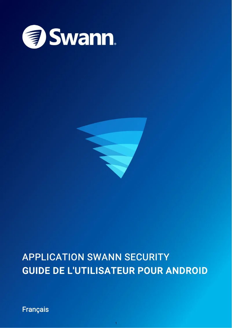 Page 1 de la notice Manuel utilisateur Swann SWIFI-CAMWPK5