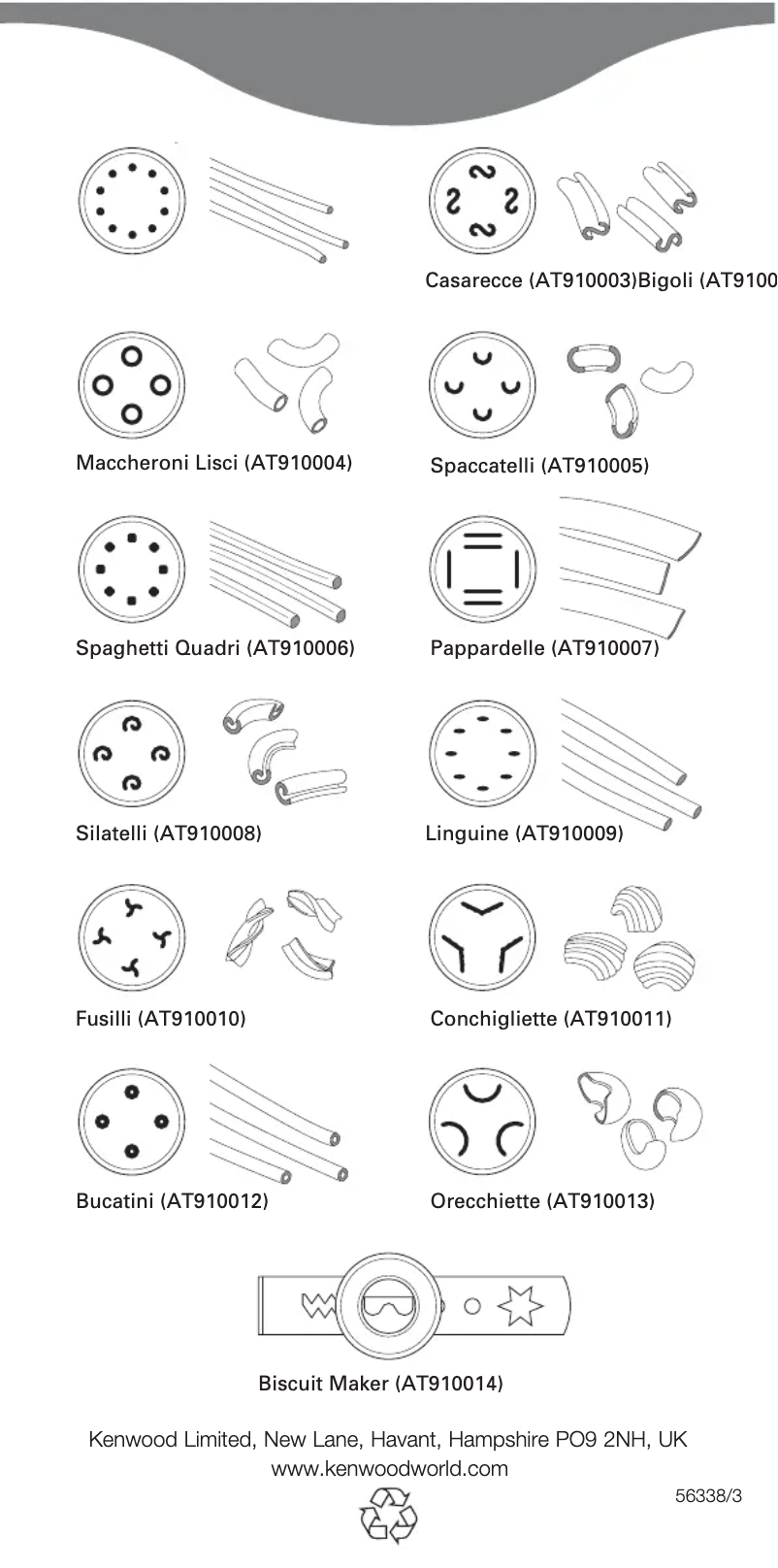 Page n°1 - Manuel utilisateur Kenwood AT910003
