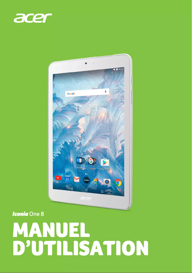 Página 1 del manual Manual de usuario Acer Iconia One 8