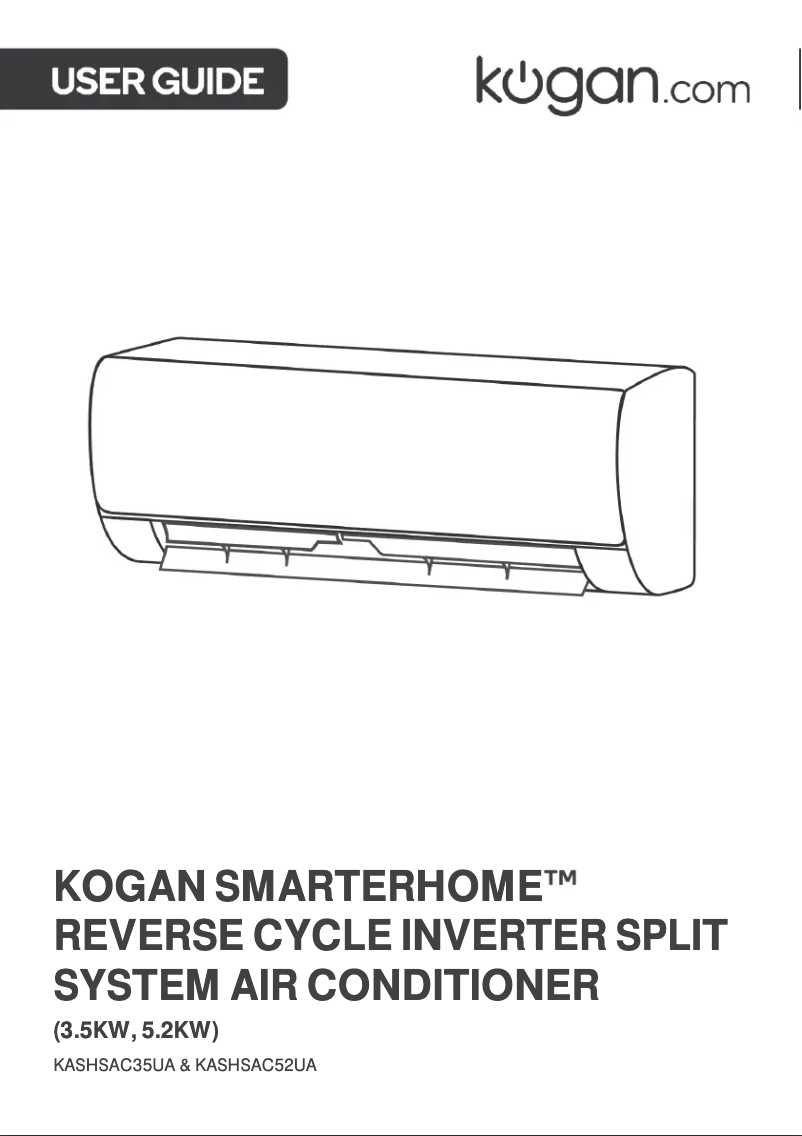 Page 1 de la notice Manuel utilisateur Kogan KASHSAC35UA