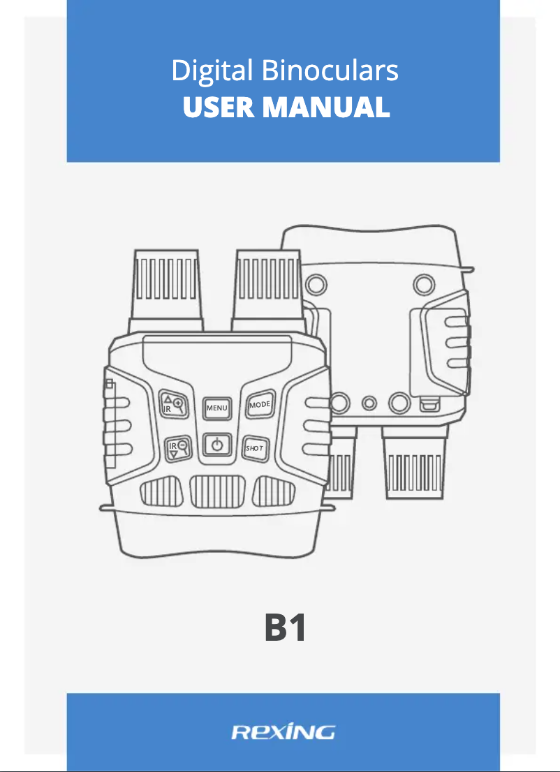 Page n°1 - Manuel utilisateur Rexing B1
