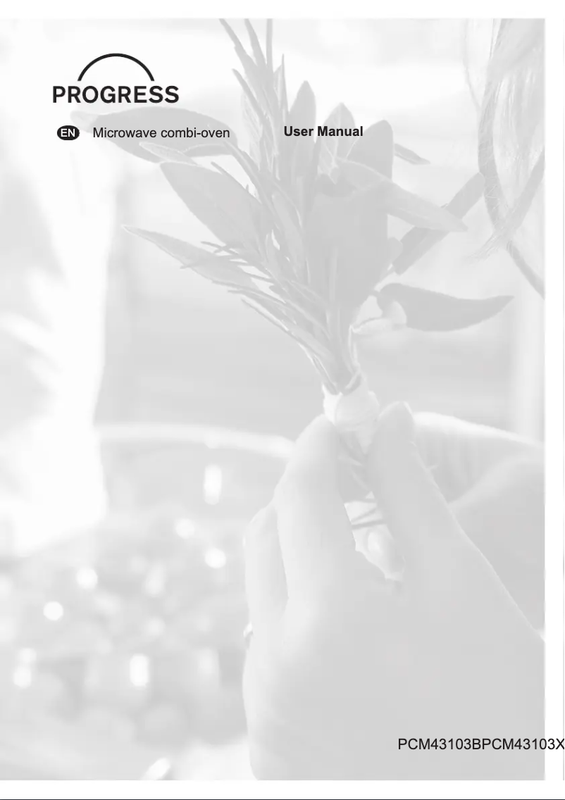 Page 1 de la notice Manuel utilisateur Progress PCM43103X