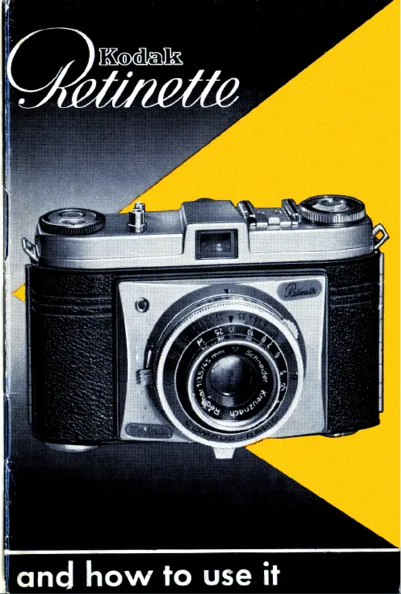 Página 1 del manual Manual de usuario Kodak Retinette