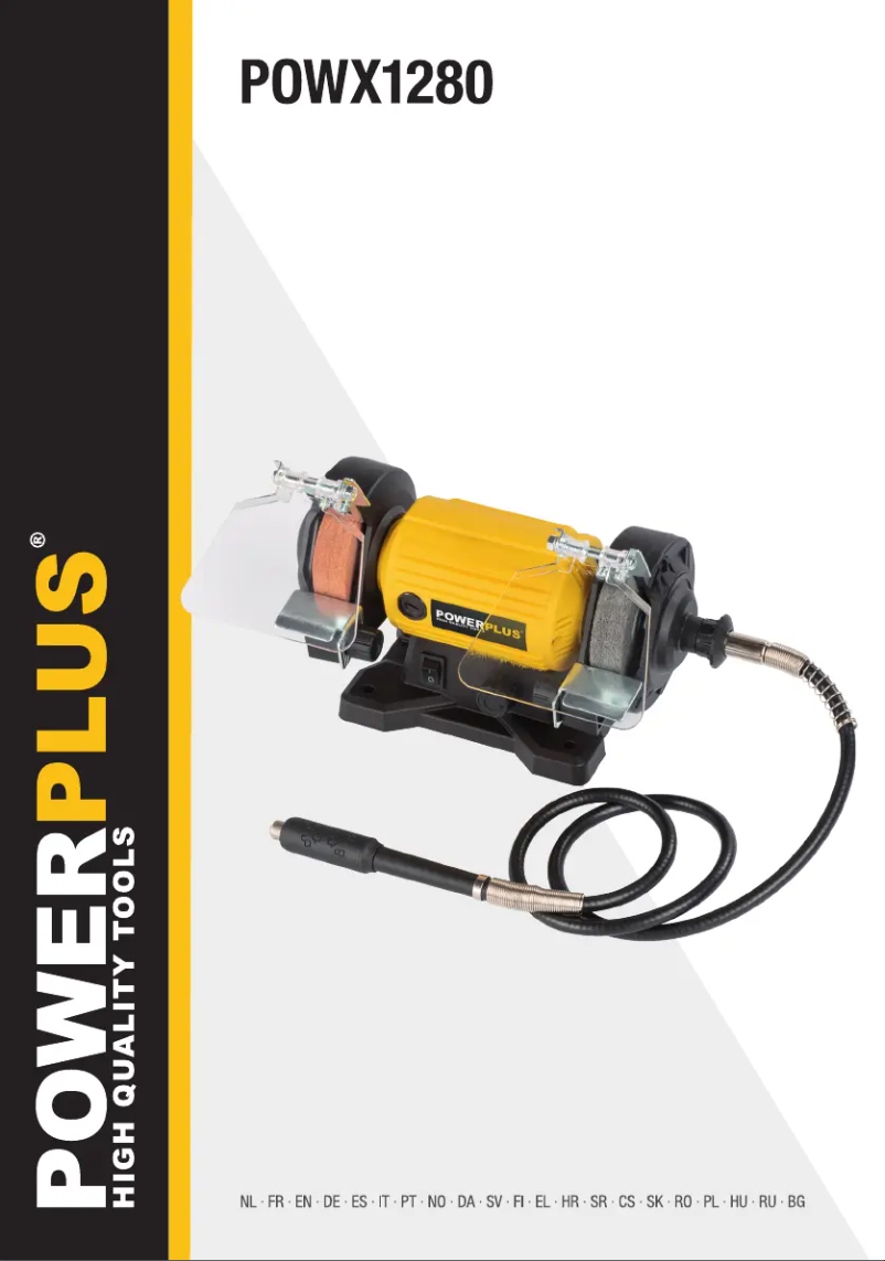 Page 1 de la notice Manuel utilisateur PowerPlus POWX1280
