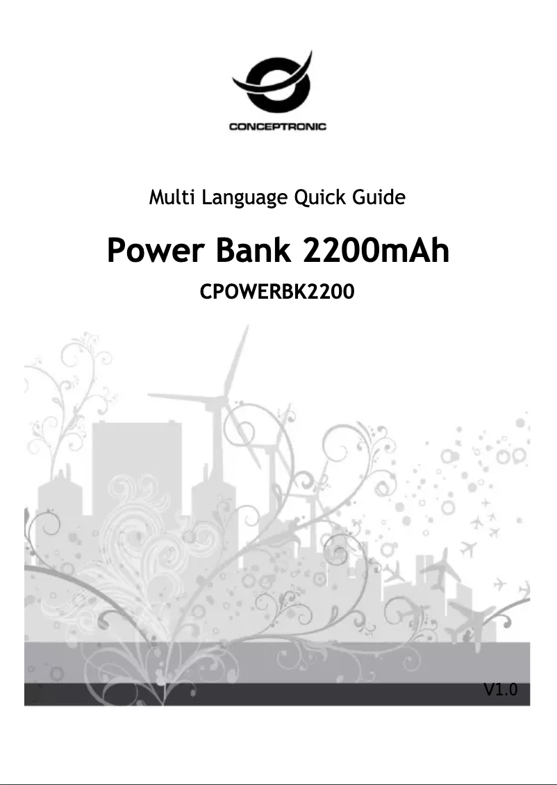 Page 1 de la notice Manuel utilisateur Conceptronic CPOWERBK2200