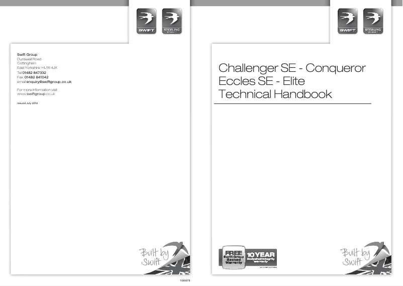 Página 1 del manual Manual de usuario Swift Eccles SE (2013)