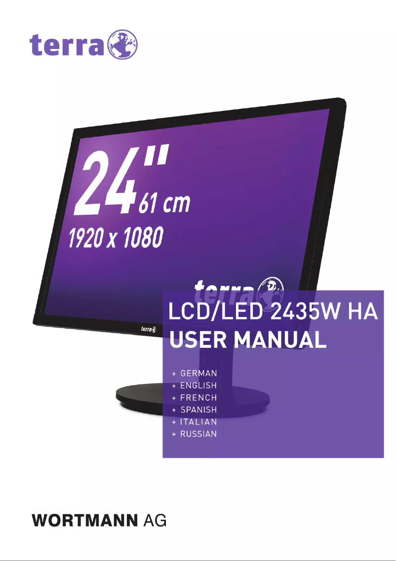 Image de la première page du manuel de l'appareil 2435W HA