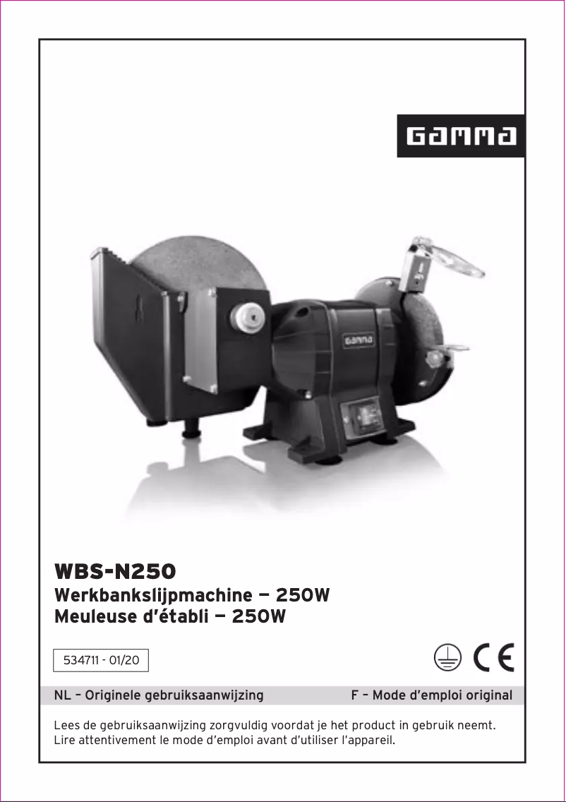 Page 1 de la notice Manuel utilisateur Gamma WBS-N250