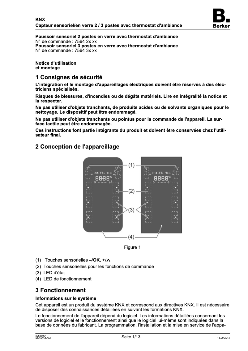 Page n°1 - Guide d'installation Hager 75642065