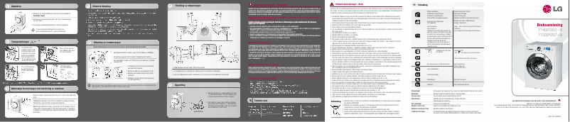 Page 1 de la notice Manuel utilisateur LG F1402FDS6
