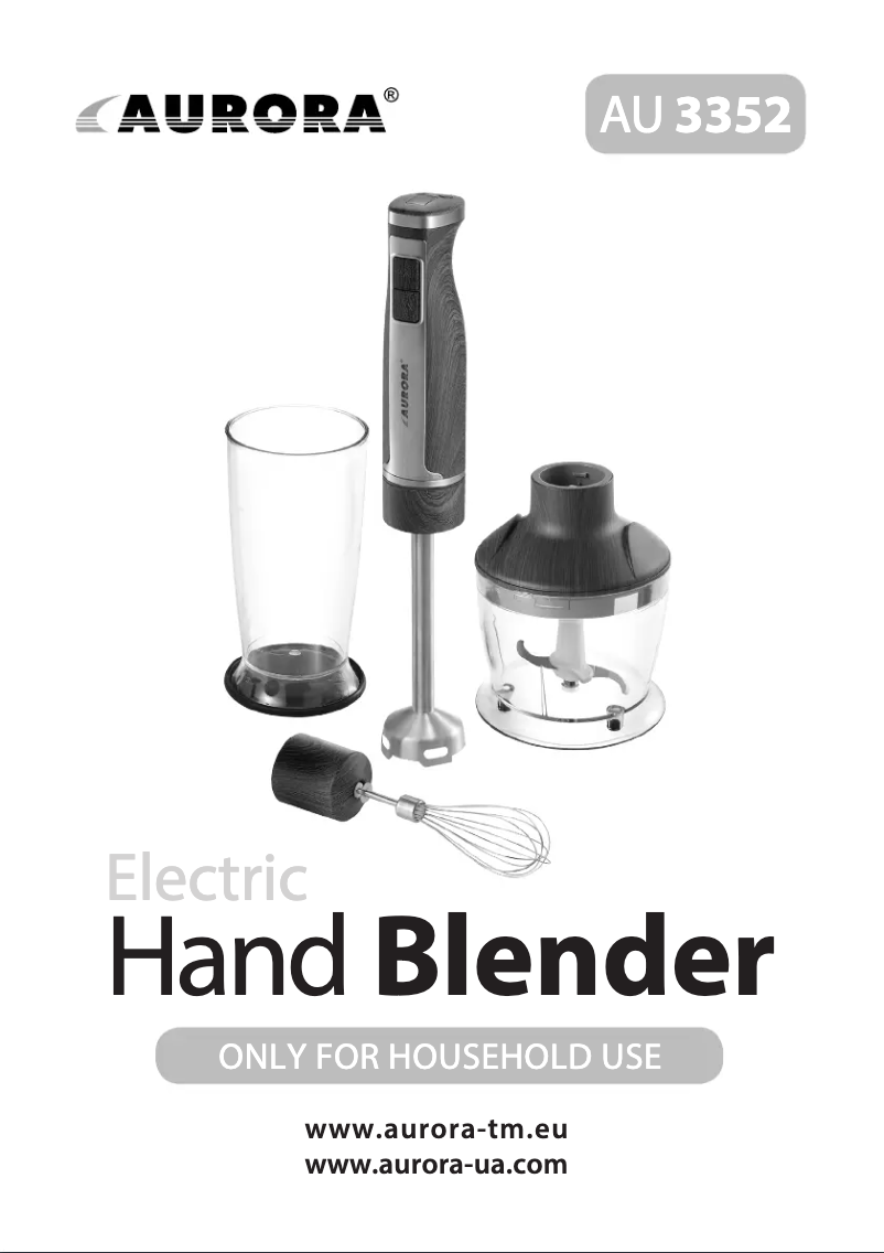 Page n°1 - Manuel utilisateur Aurora AU 3352