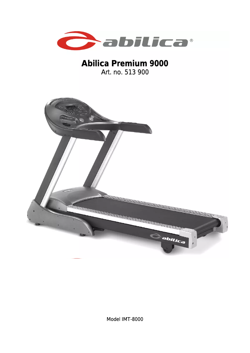 Page n°1 - Manuel utilisateur Abilica Premium 9000