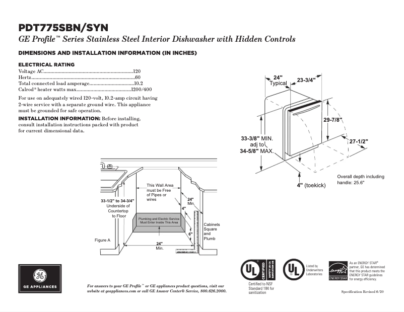 Image de la première page du manuel de l'appareil PDT775SBNTS