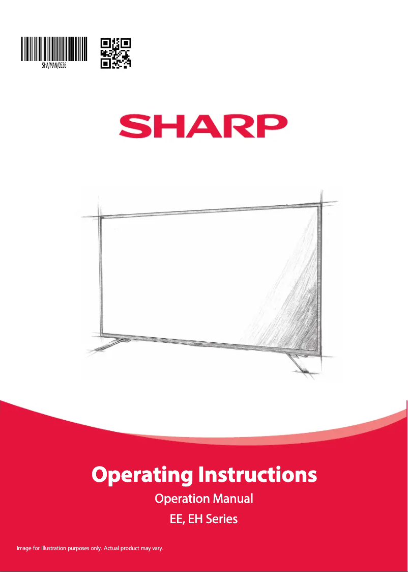 Page n°1 - Manuel utilisateur Sharp 43EH2K