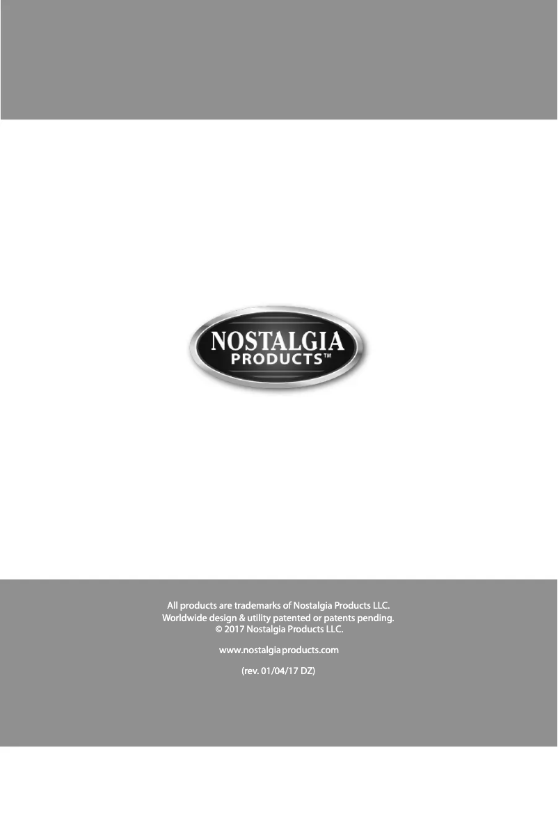 Page n°1 - Manuel utilisateur Nostalgia DIC16BL