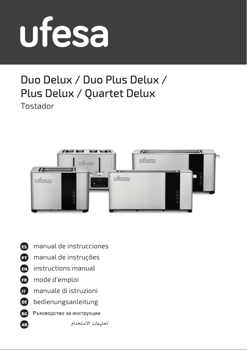 Image de la première page du manuel de l'appareil Plus Delux