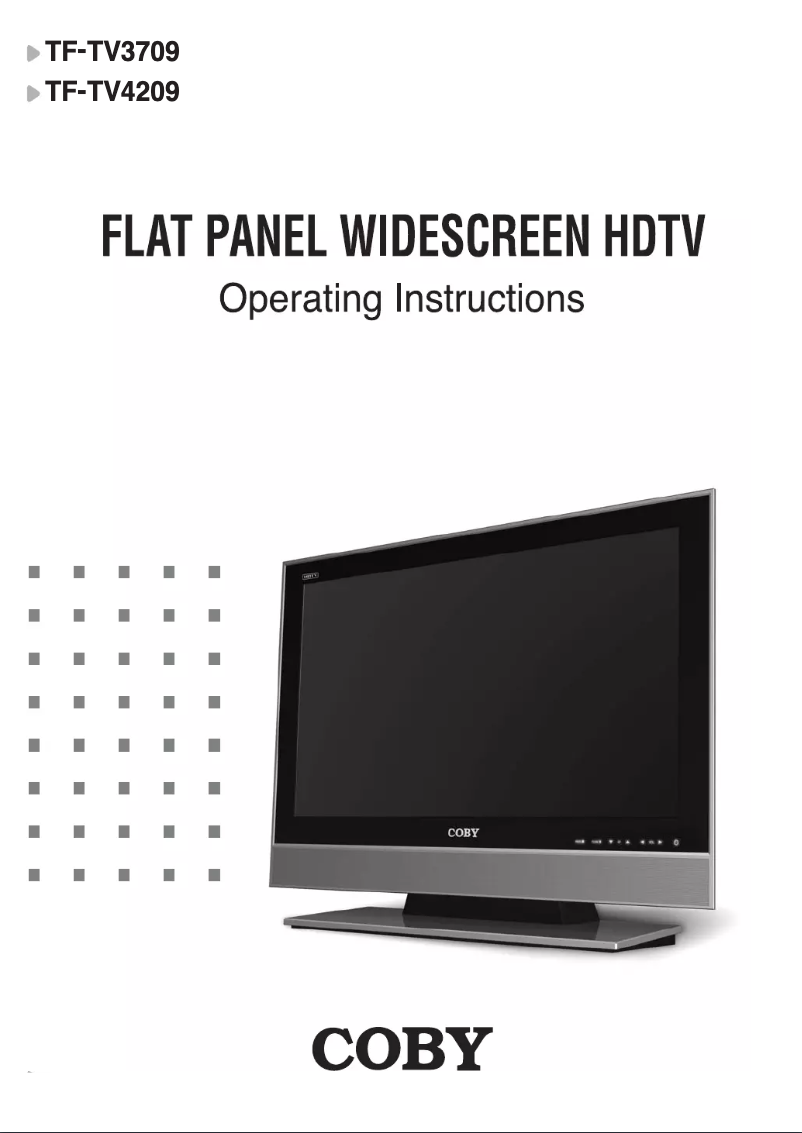 Page 1 de la notice Manuel utilisateur Coby TFTV4209