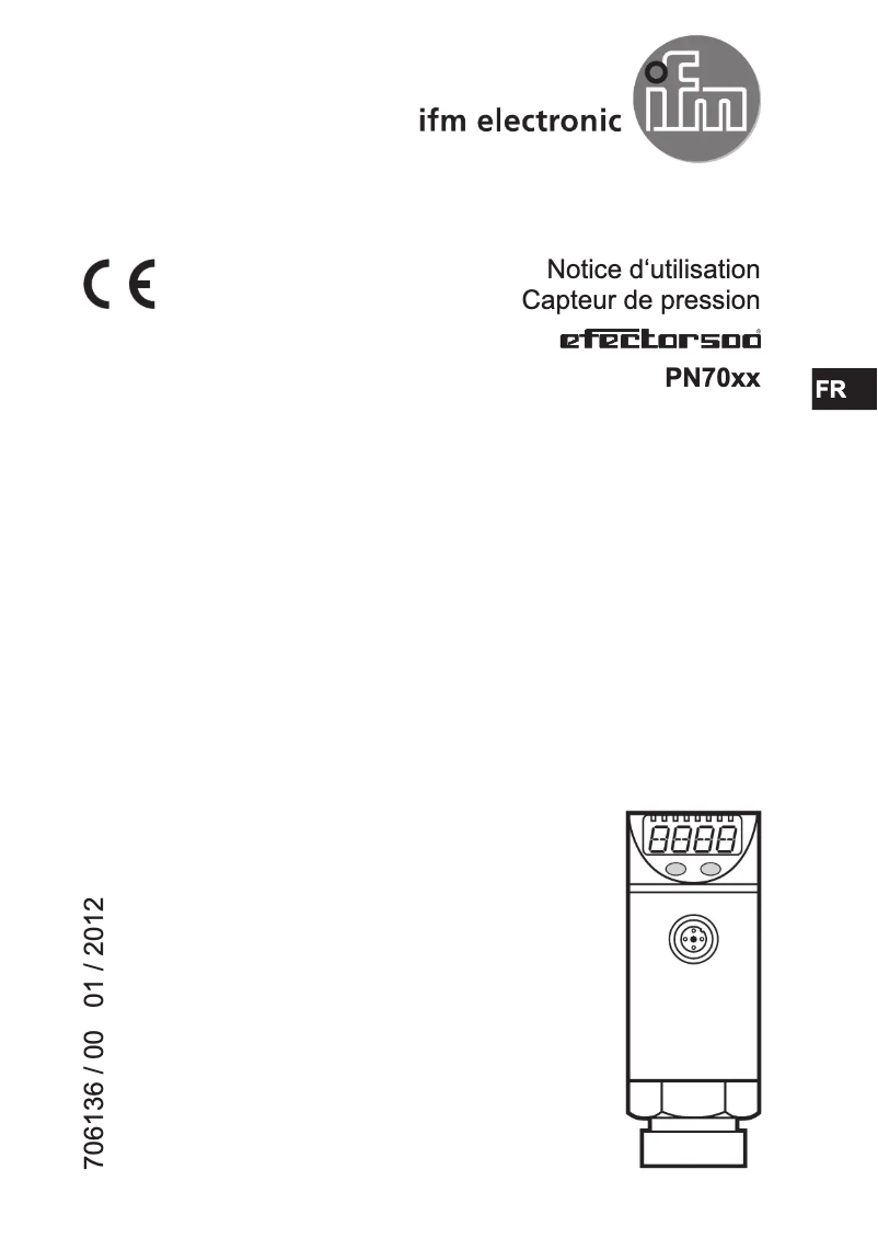 Page 1 de la notice Manuel utilisateur IFM PN7004