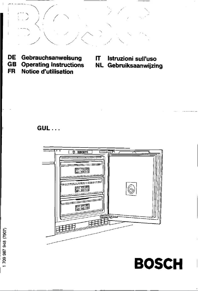 Page n°1 - Manuel utilisateur Bosch GUL1201
