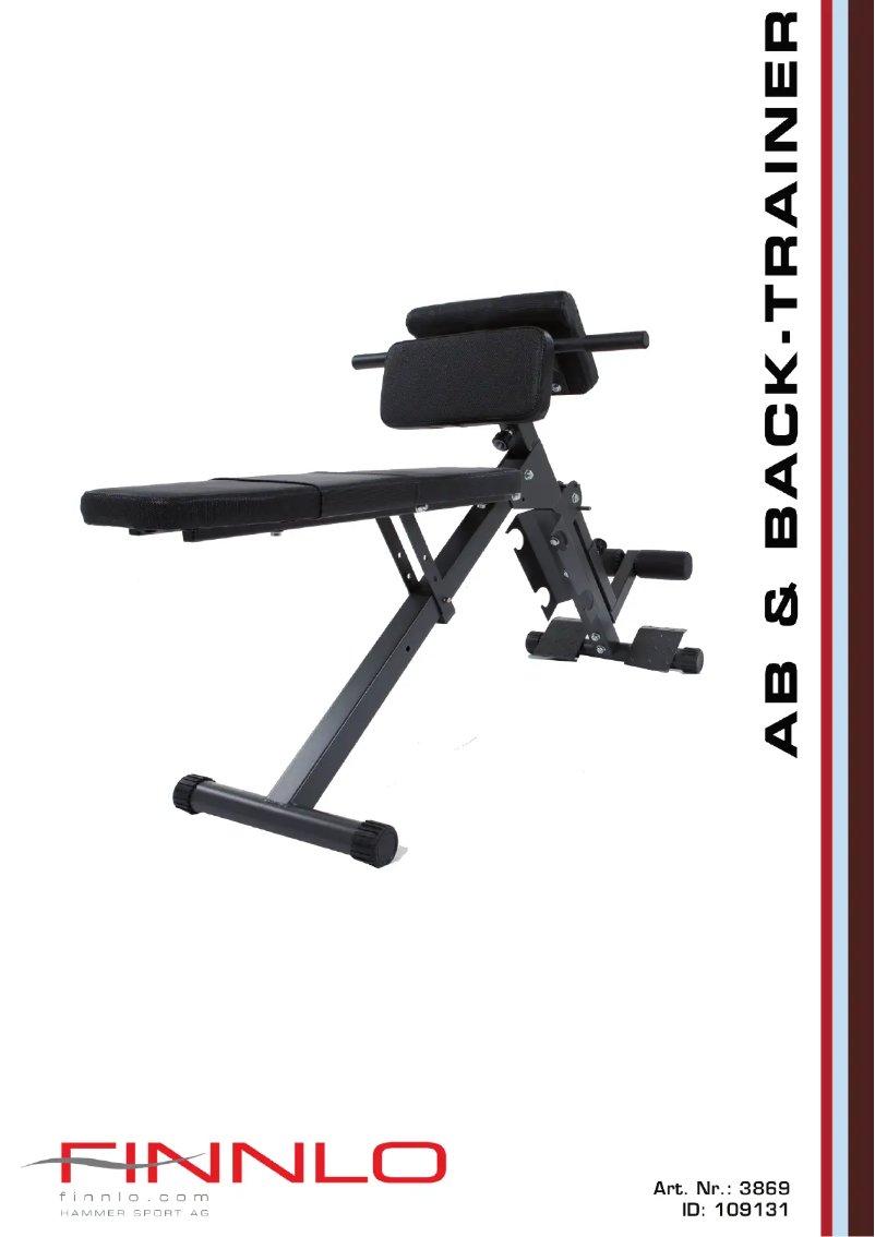 Image de la première page du manuel de l'appareil Ab&Back