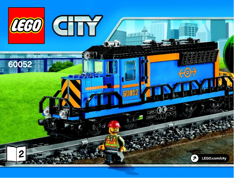 Page 1 of the manual User Manual Lego City Trains 60052