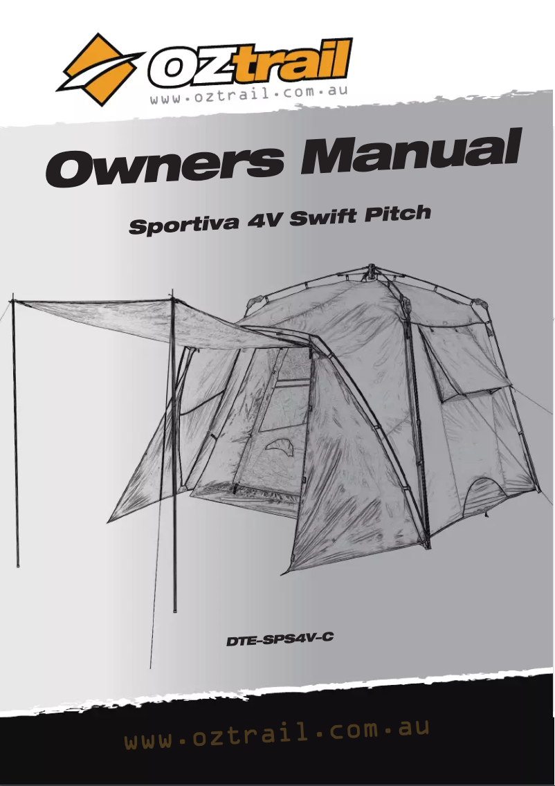 Página 1 del manual Manual de usuario OZtrail Sportiva 4V Swift Pitch
