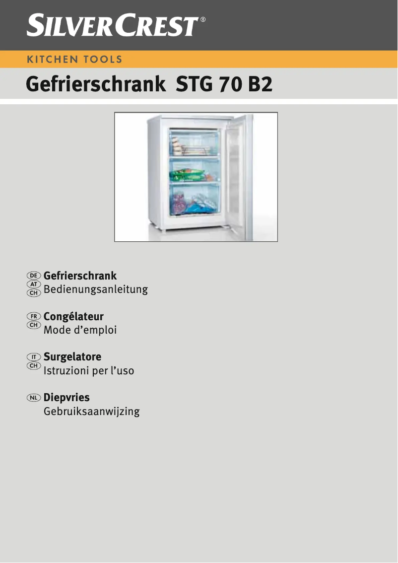 Page n°1 - Manuel utilisateur SilverCrest STG 70 B3