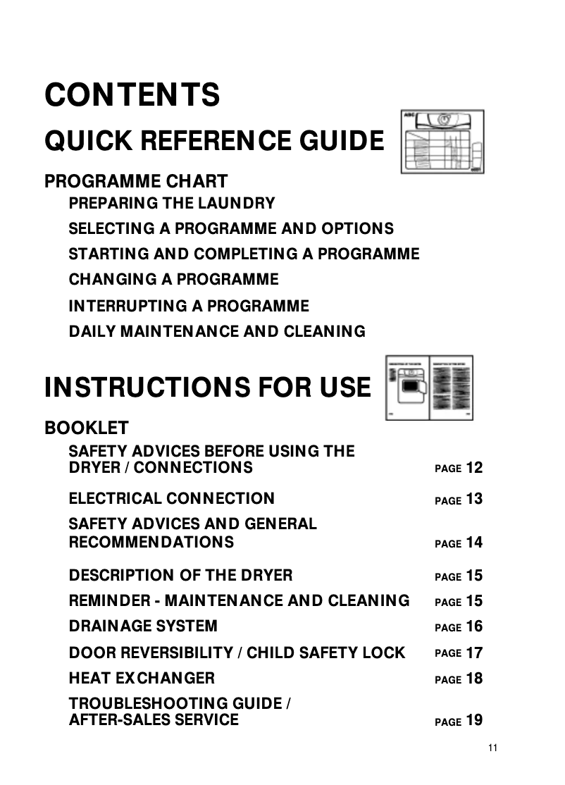 Image de la première page du manuel de l'appareil TK Sense XL 7B BK