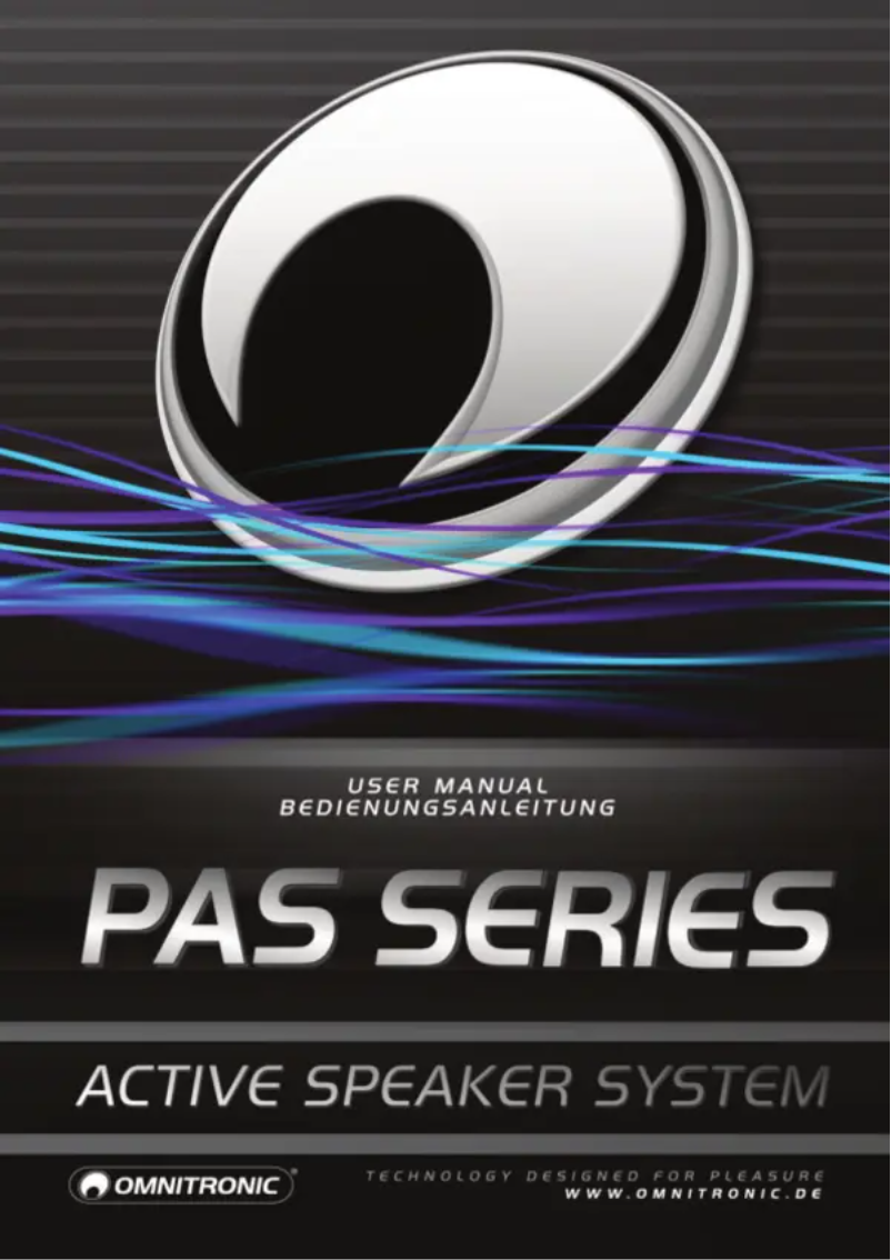 Image de la première page du manuel de l'appareil PAS-181A MK3