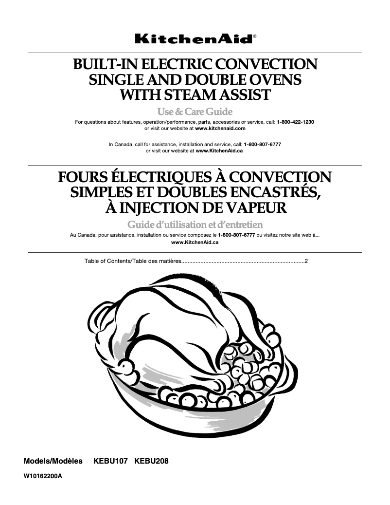 Image de la première page du manuel de l'appareil Architect KEBU208SSS