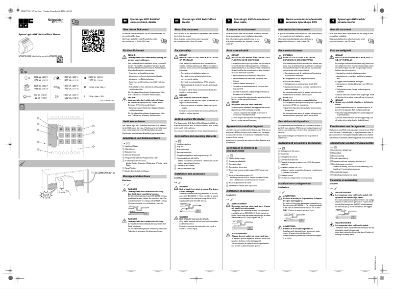 Page n°1 - Manuel utilisateur Schneider MTN6705-0008