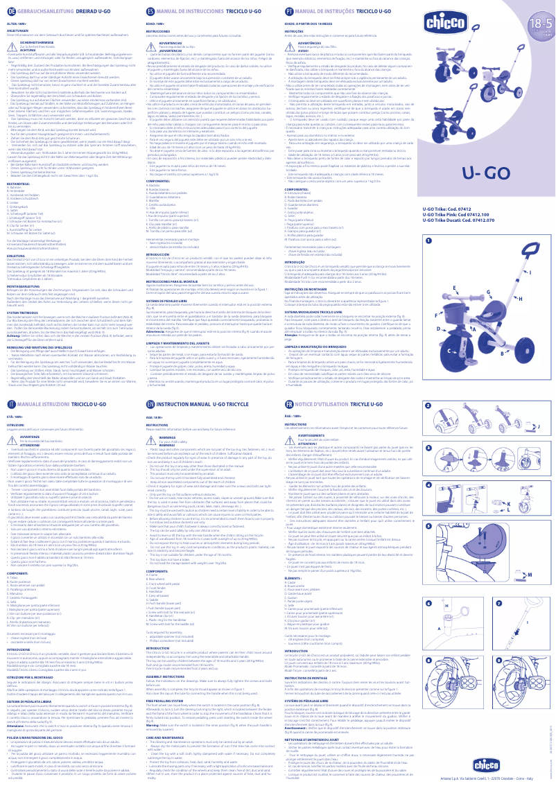 Image de la première page du manuel de l'appareil U-GO