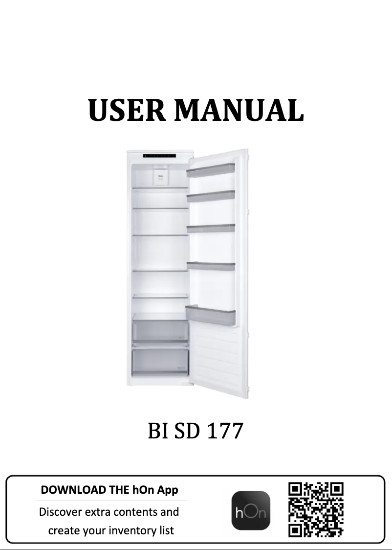 Page n°1 - Manuel utilisateur Hoover HOMS518EWK