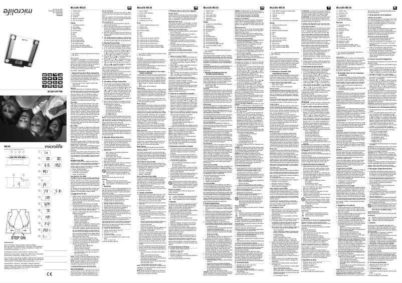 Image de la première page du manuel de l'appareil WS 80-N