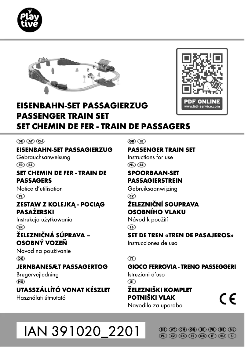 Page 1 de la notice Manuel utilisateur Playtive IAN 391020