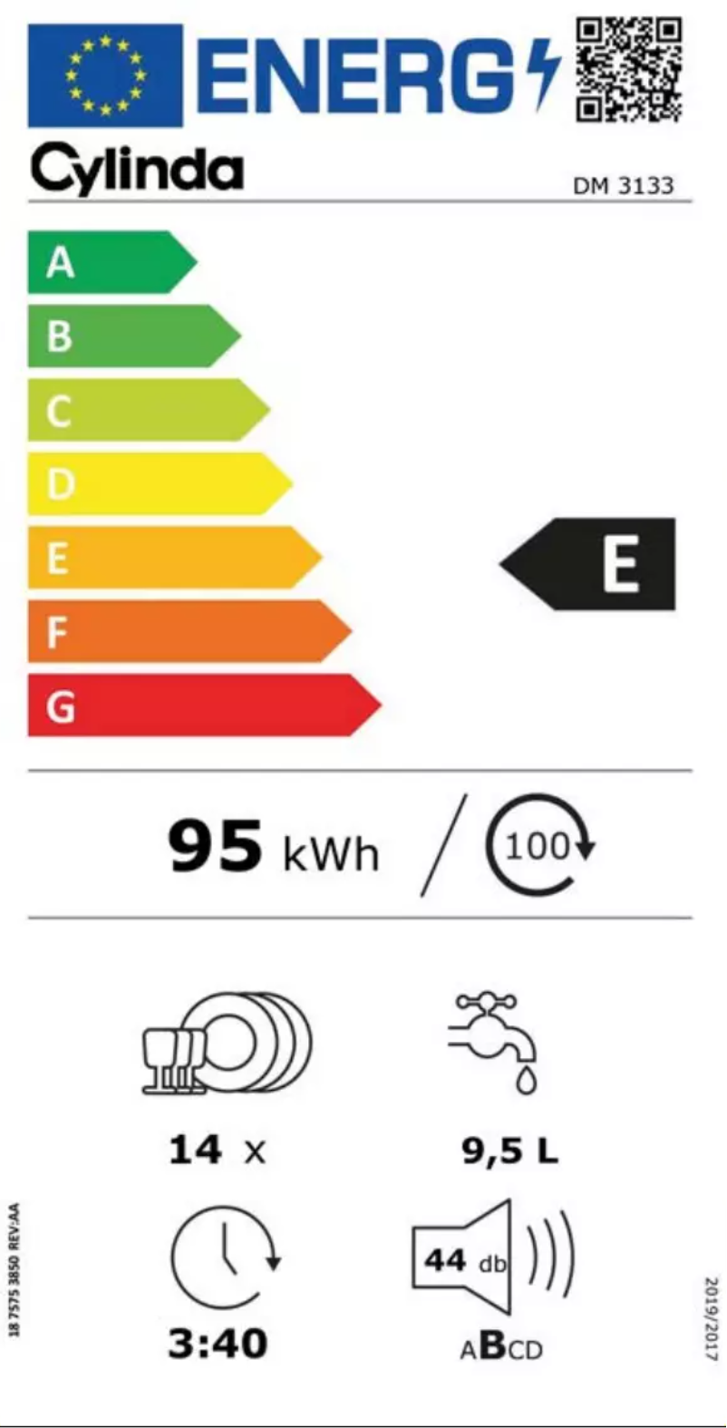 Page 1 de la notice Manuel utilisateur Cylinda DM 3133 VIT