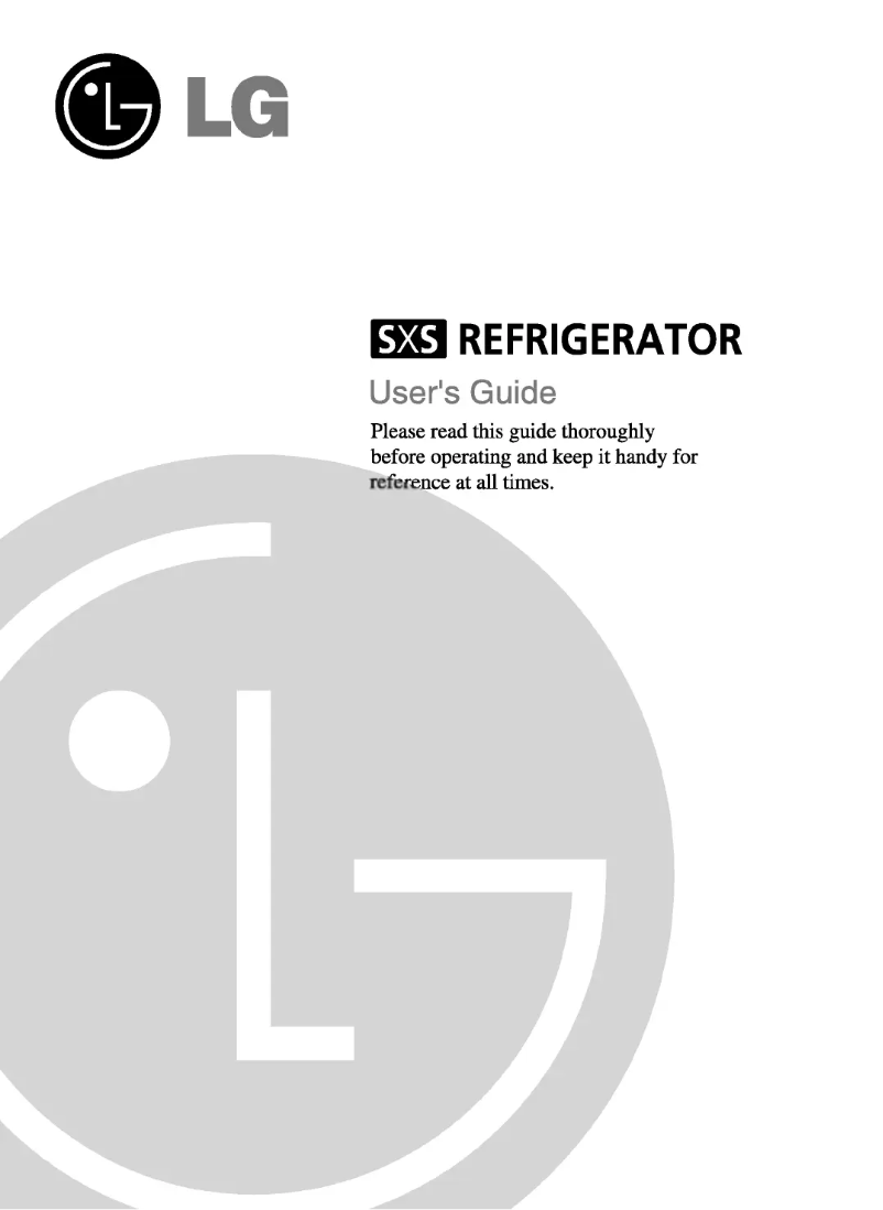 Page 1 de la notice Manuel utilisateur LG GR-P207PGB