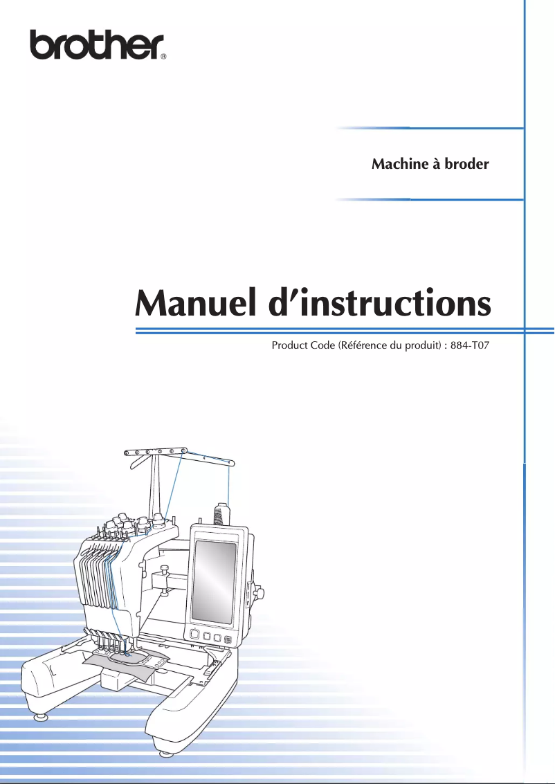 Page 1 de la notice Manuel utilisateur Brother PR-650