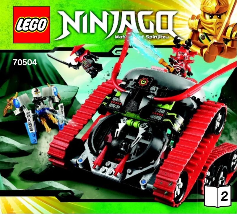 Page 1 de la notice Manuel utilisateur Lego Ninjago 70504