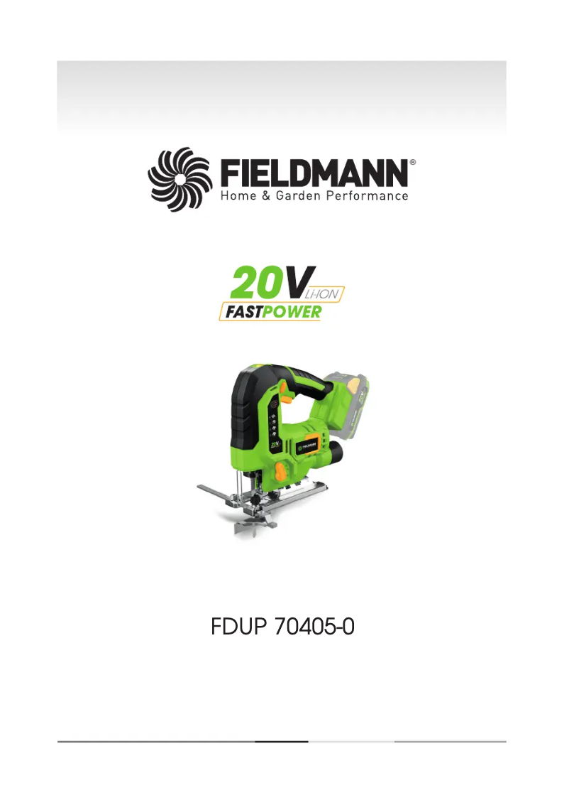 Page 1 de la notice Manuel utilisateur Fieldmann FDUP 70405-0