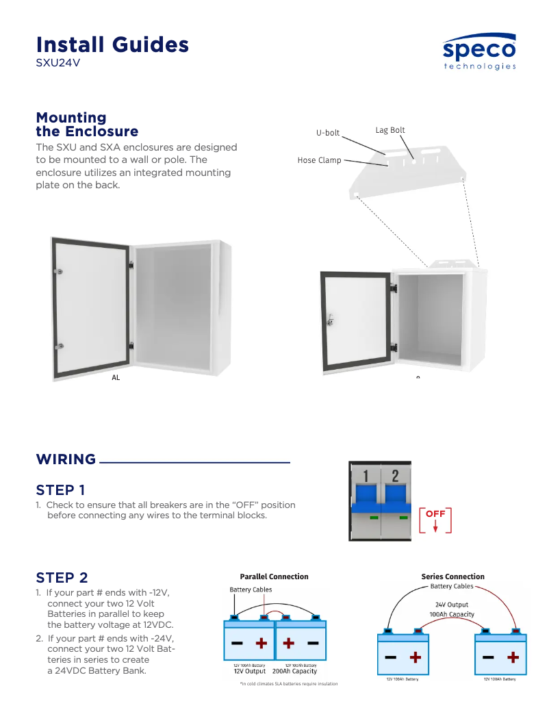 Image de la première page du manuel de l'appareil SXU24V