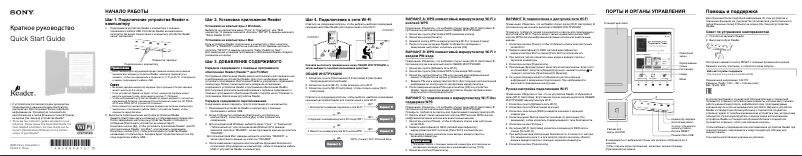 Image de la première page du manuel de l'appareil PRS-T3S