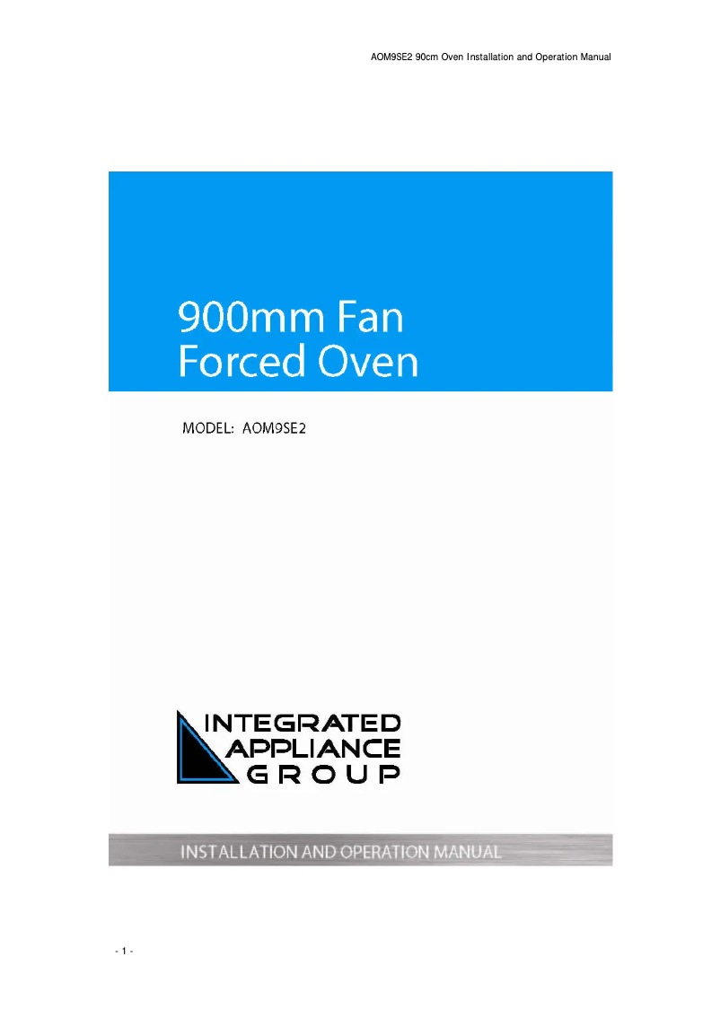 Page 1 de la notice Manuel utilisateur ARC AOM9SE2