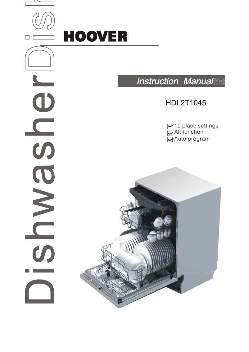 Page n°1 - Manuel utilisateur Hoover HDP 2D952X