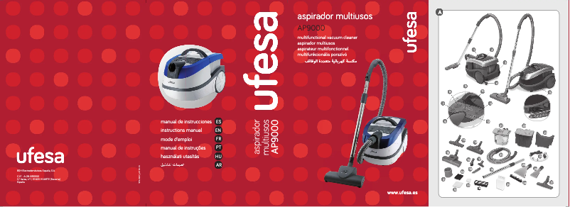 Page 1 de la notice Mode d'emploi Ufesa AP9000