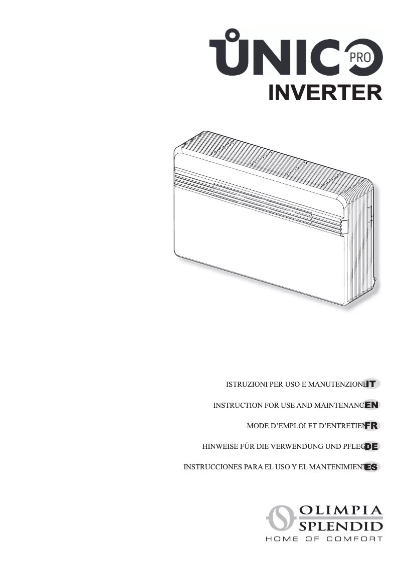 Image de la première page du manuel de l'appareil Unico Pro Inverter 12 HP A+