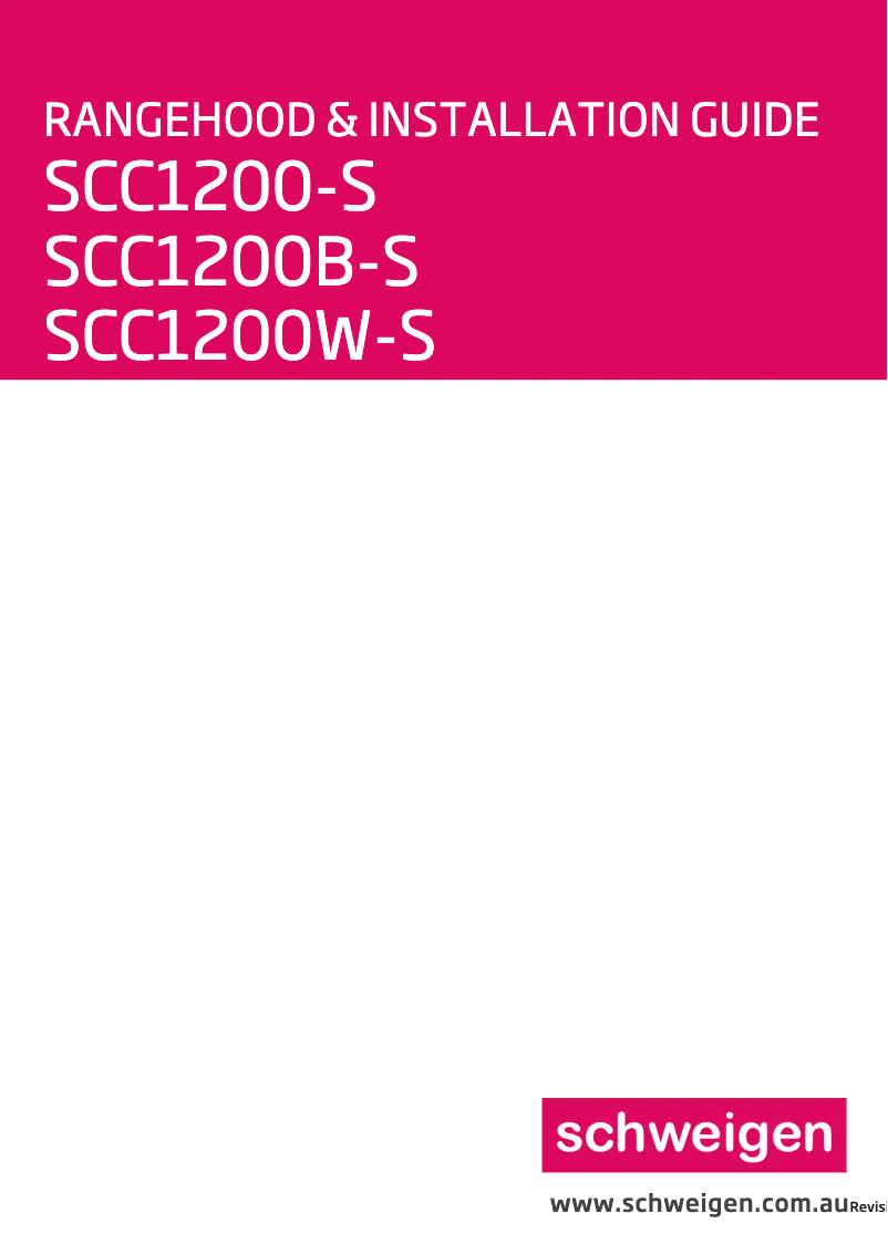 Page 1 de la notice Manuel utilisateur Schweigen SCC1200B-S